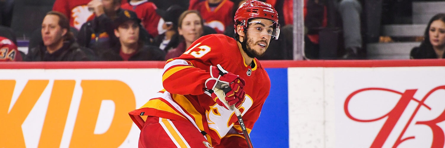 Johnny Gaudreau Action Shot