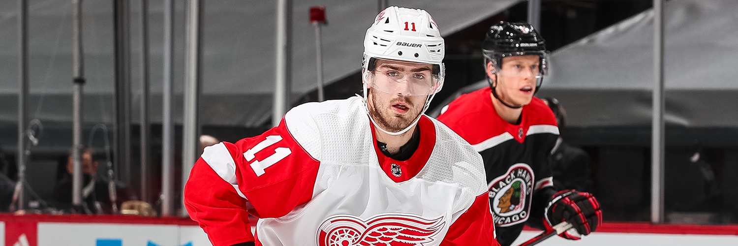 Filip Zadina Action Shot