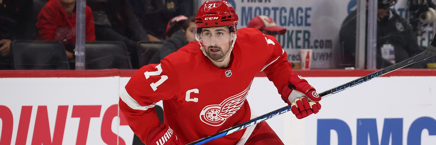 Dylan Larkin Action Shot