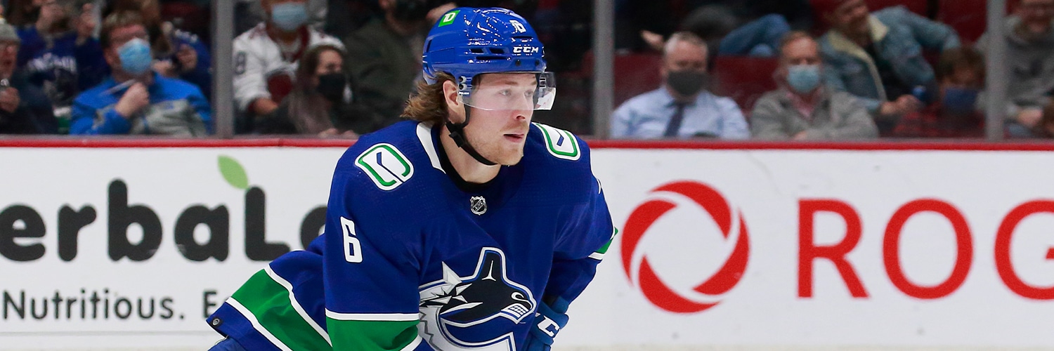 Brock Boeser Action Shot