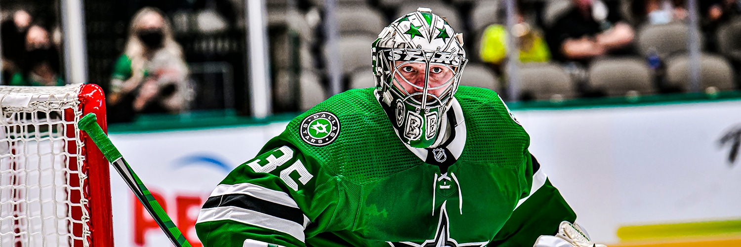 Anton Khudobin Action Shot